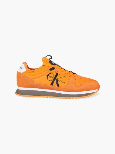 Calvin Klein Cipők HU621413 | Calvin Klein Suede Férfi Sportcipő Narancssárga